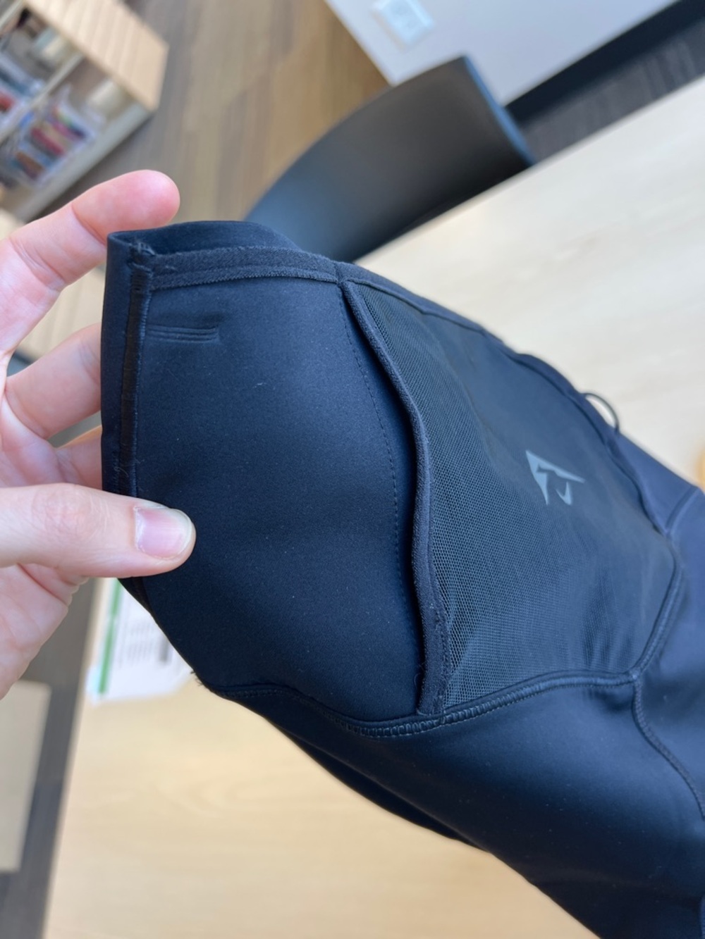 Nike trail go dri-fit firm-support high-waisted 7/8 length black leggings small - Picture 10 of 11